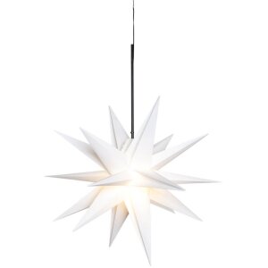 Sterntaler 3D LED Weihnachtsstern mit Erdspieß weiß Ø=55cm