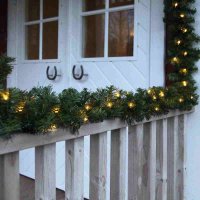 LED-Girlande Tannengirlande Ottawa 30 warmweiße LEDs