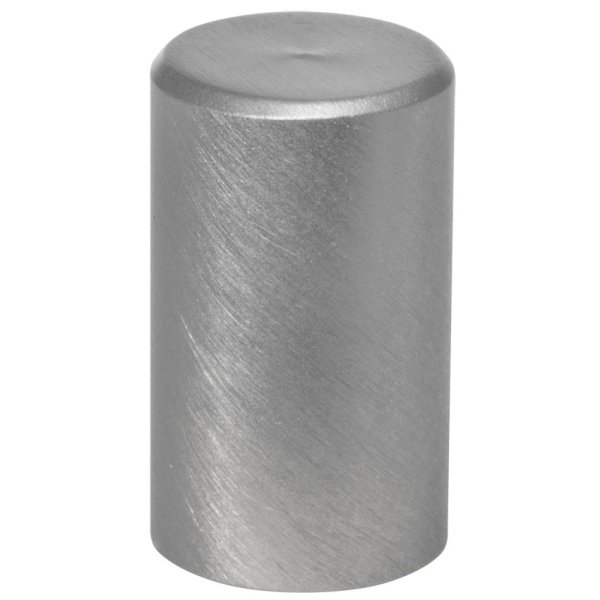 Knopf für Schirmträger Nickel matt Innengewinde M10
