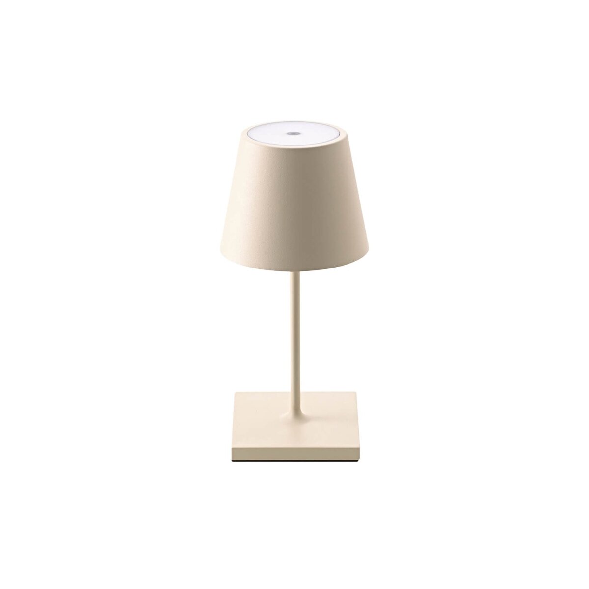 Sigor Nuindie Mini Akku LED Tischleuchte Beige mit Netzteil