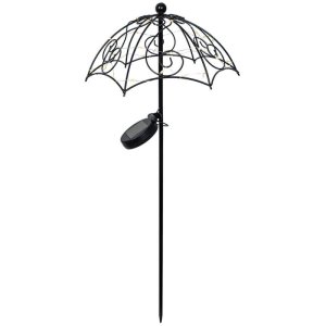 Solarleuchte Regenschirm 35 warmweiße LEDs Gartenleuchte