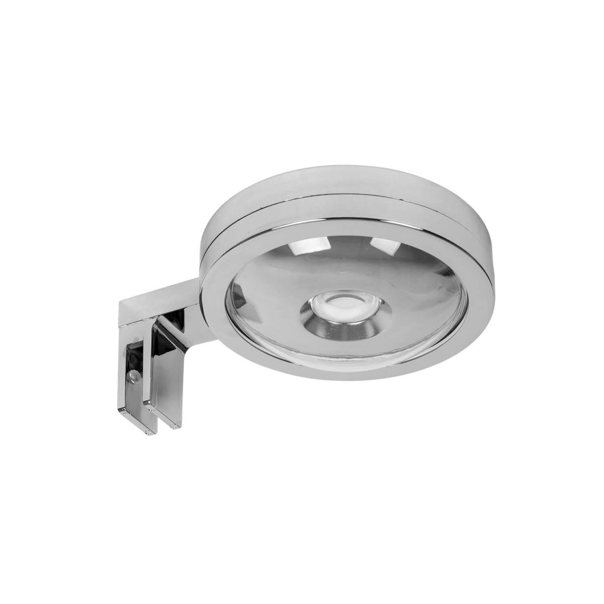 LED Spiegelanklemmleuchte Il Nostro chrom mit LED GX53 7W