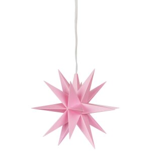 Sterntaler LED Weihnachtsstern rosa Ø=12cm Batteriebetrieb