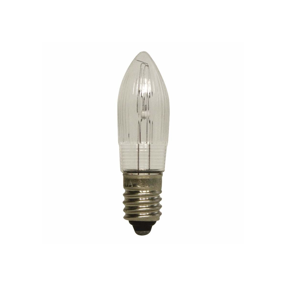 Ersatzkerze Topkerze E10 55V 3W geriffelt innen 3er-Set
