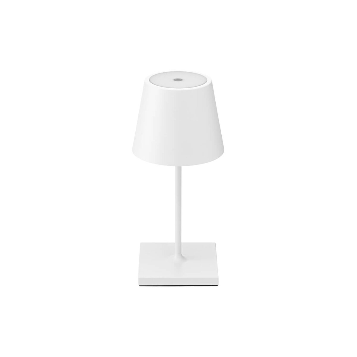 Sigor Nuindie Mini Akku LED Tischleuchte Weiß mit Netz