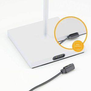 Sigor Nuindie Mini Akku LED Tischleuchte Weiß mit Netzteil
