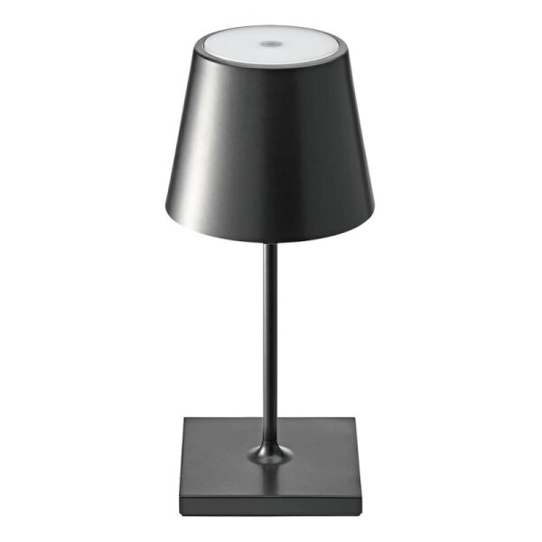 Sigor Nuindie Mini Schwarze Akku LED Tischleuchte