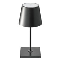 Sigor Nuindie Mini Schwarze Akku LED Tischleuchte