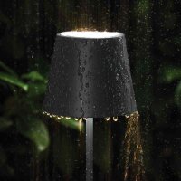 Sigor Nuindie Mini Schwarze Akku LED Tischleuchte