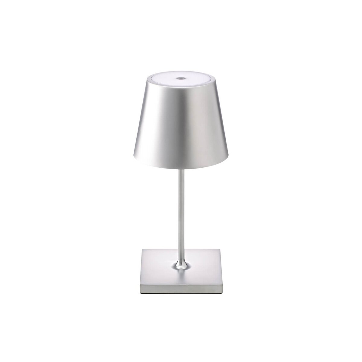 Sigor Nuindie Mini Silber Akku LED Tischleuchte mit Netzteil