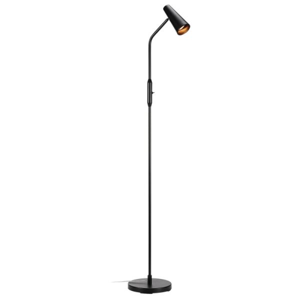 Stehlampe CREST schwarze Stehleuchte 1 x GU10