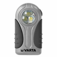 Varta Silver Light, LED Taschenlampe Kunststoff/Gummi/Aluminium