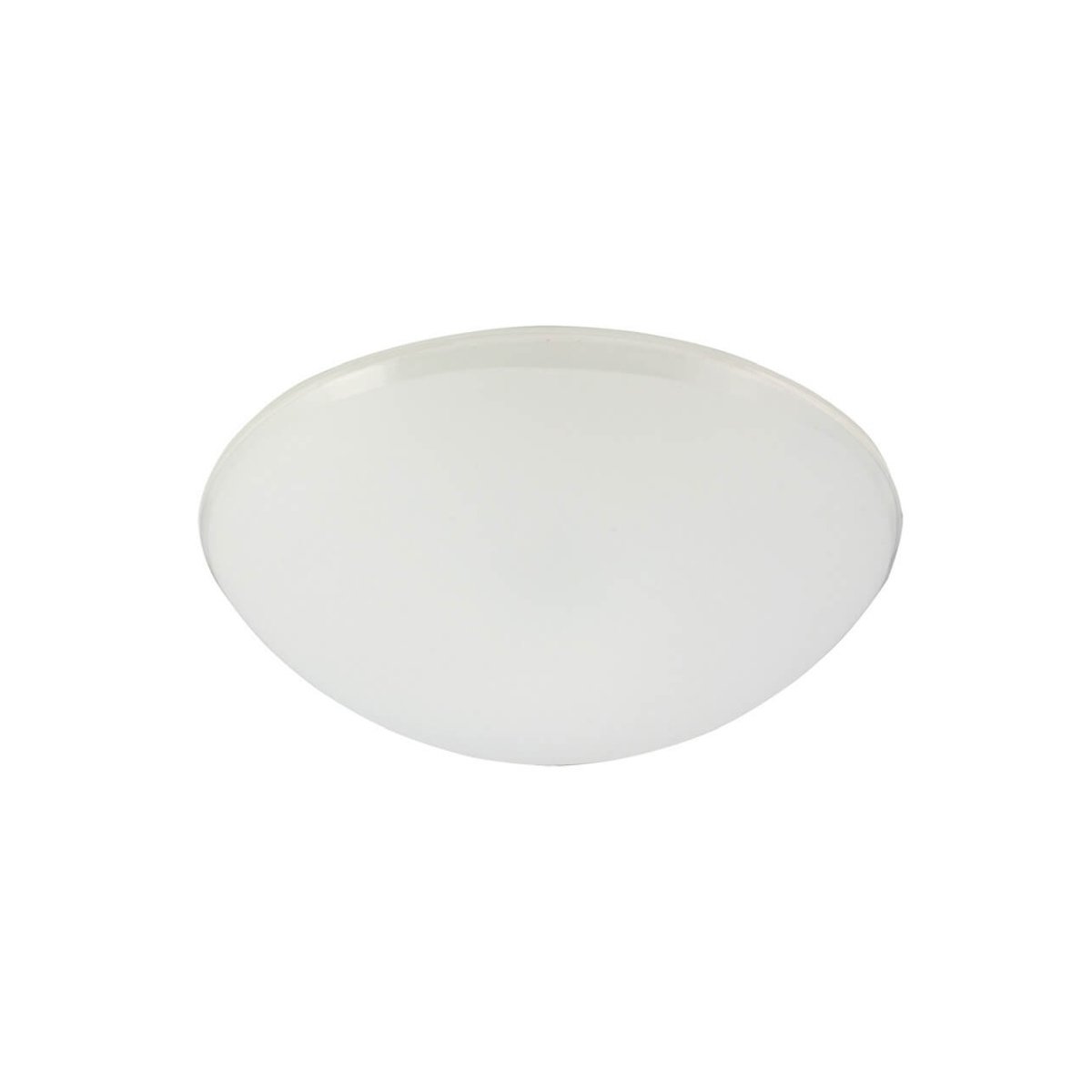 Deckenleuchte weiß Glas opal matt mit Klarrand Ø 250mm