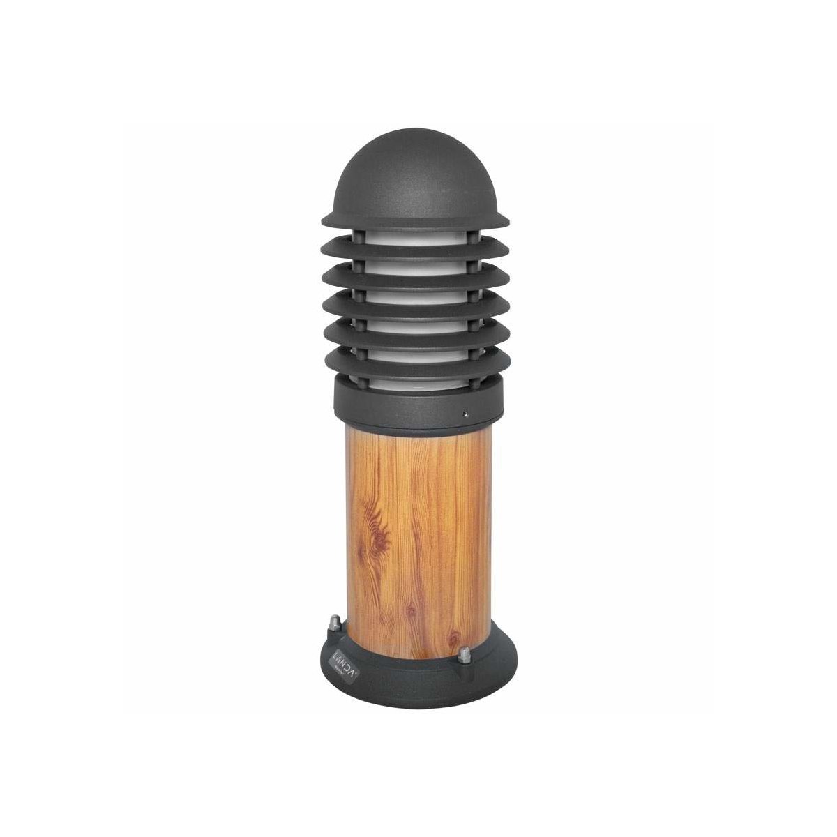 Landa ORION Sockelleuchte graphit Holzop box
