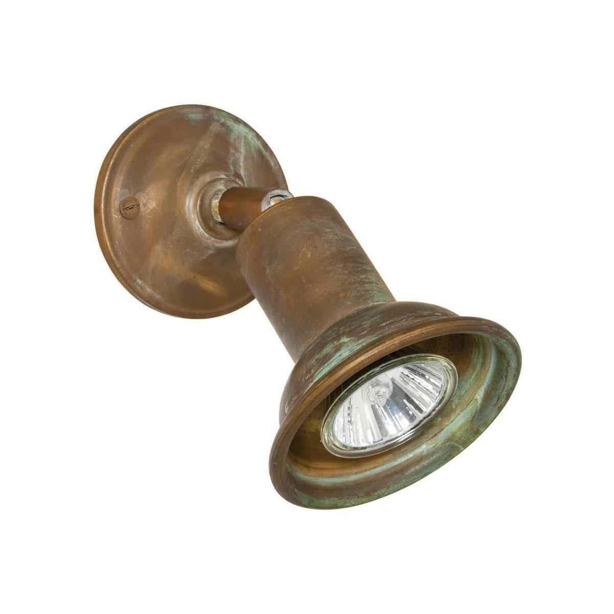 Moretti Luce Wandleuchte Genziana 1411 Altmessing patiniert