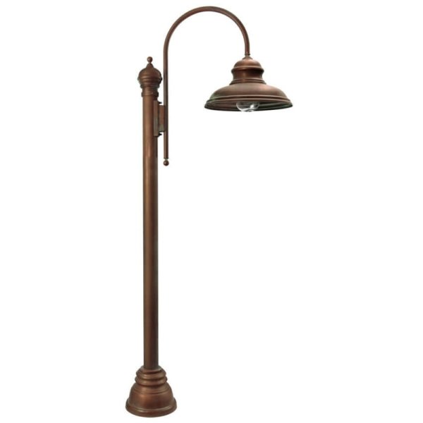 Moretti Luce Mill 1735 Außen Standleuchte Altmessing patiniert 1,5m