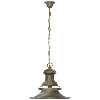 Pendelleuchte Moretti Luce Taverna  Altmessing antik Ø=400mm